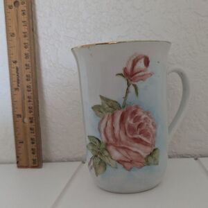 Vintage Mug with Pink Roses - Says Helen 1985 - Unique!